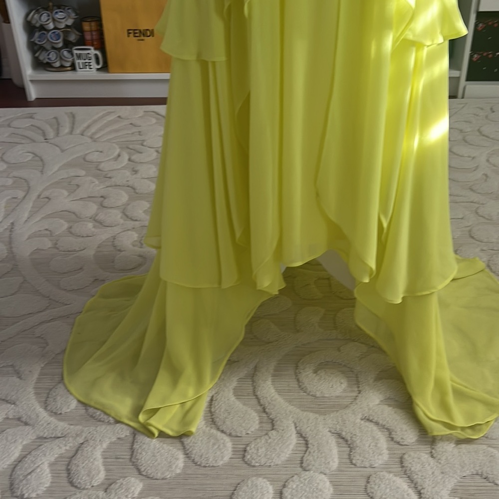 ASOS Ruffled Cross Back Dress - Picture 3 of 5